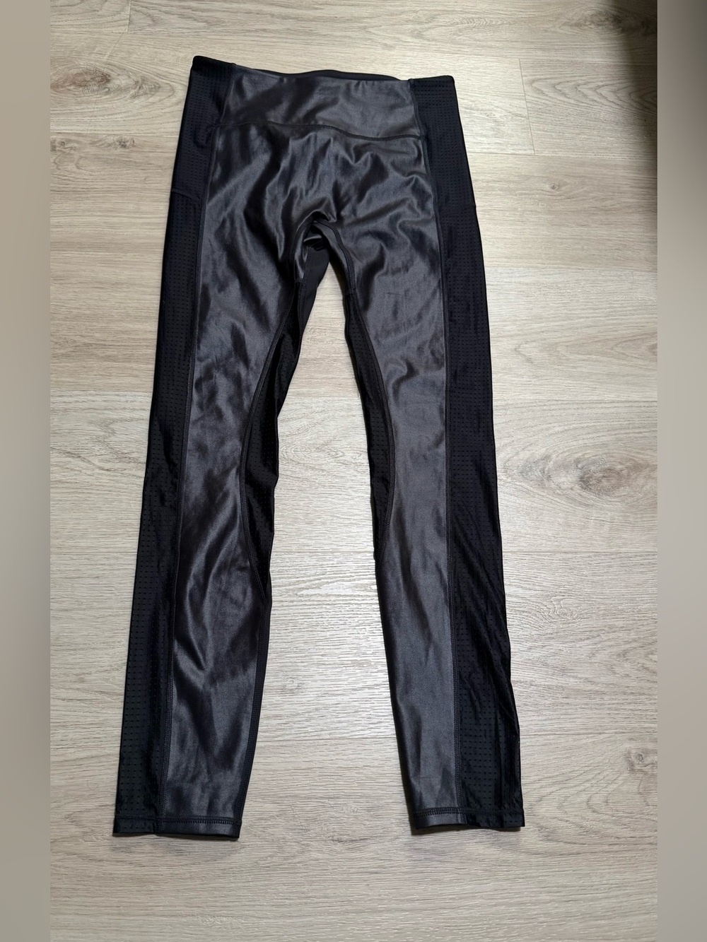 Fabletics Black Women's Jeggings with Mesh Side Panels